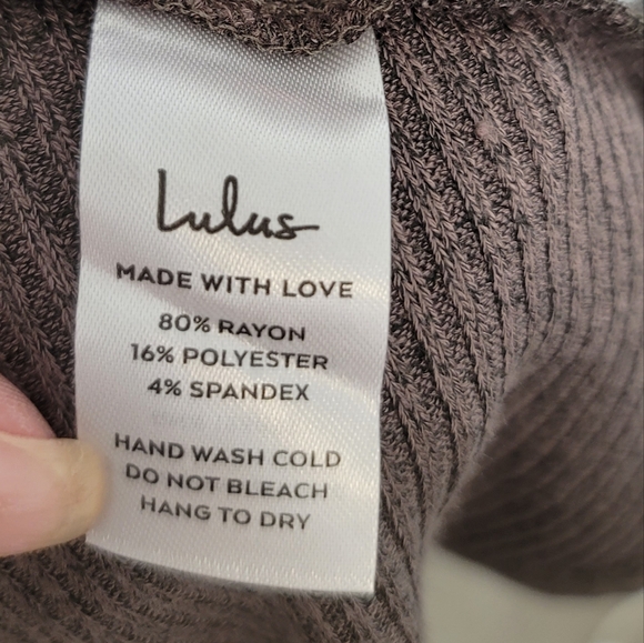 🆕️ Lulus Fit and Fair Ribbed Knit Long Sleeve Skater Dress - Picture 6 of 10